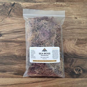 Wildcrafted Sea Moss | Chondrus Crispus | Sebian Sea Moss | Sea moss gel | Herbal Tea | Organic Herbs