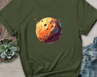 Asteroid Space Rock TShirt Comic Meteor Shirt Comet