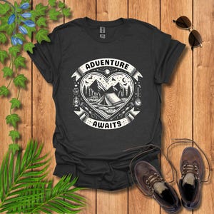 Hiking Lover Shirt - Adventure Awaits - Explore More with This Camping and Hiking Inspired Tee, Perfect for Outdoor Enthusiasts