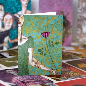 Juego de 20 tarjetas de bellas artes impresas + sobres - Pinturas de Nancy Rosen - Artista Grace and Frankie, Tarjetas de agradecimiento, Impresiones de pinturas al óleo