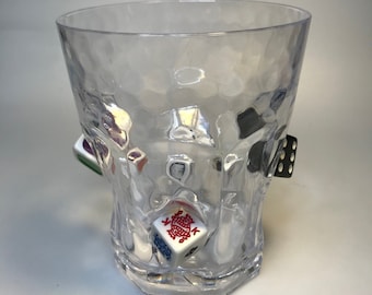 Embedded dice tumbler