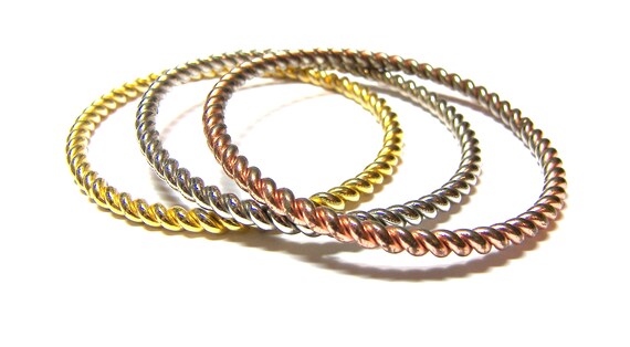 Tri color costume bracelet bangles  - image 6