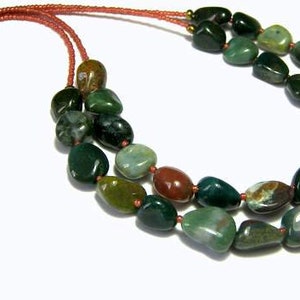 Bloodstone beaded Necklace image 9