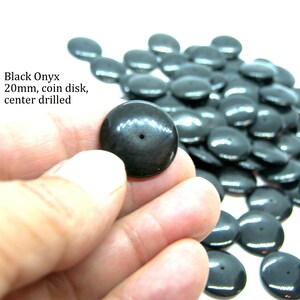 Black Onyx Saucer beads image 10