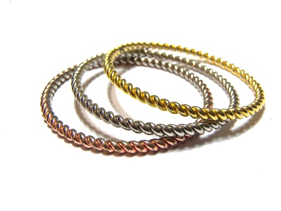 Tri color costume bracelet bangles  - image 3