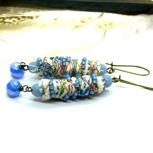 Fiber Textile Art Earrings image 10