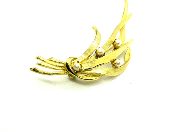 Brooks Vintage Wheat Brooch  - image 9