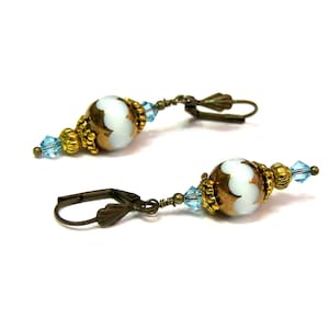 White Angelic Crystals Earrings