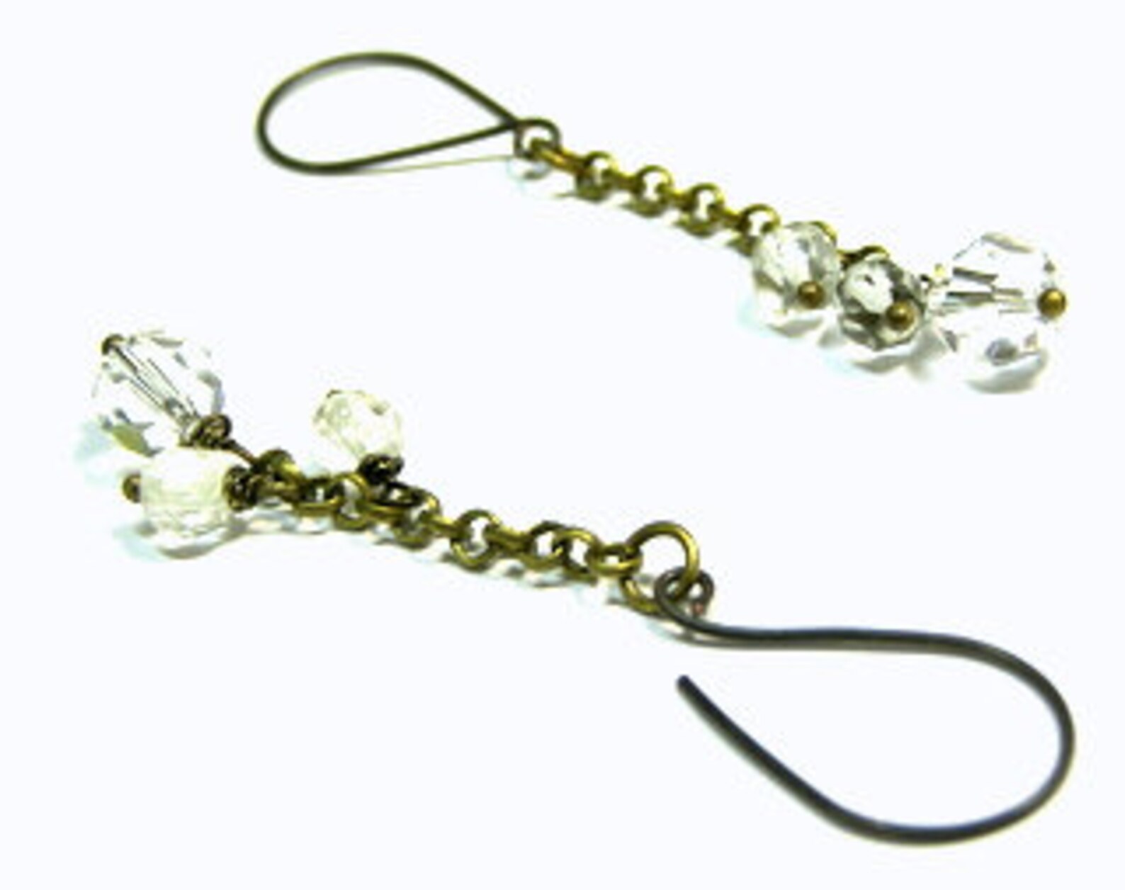 Quartz Crystal Earrings Etsy