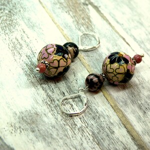 Vintage Cloisonné Earrings image 9