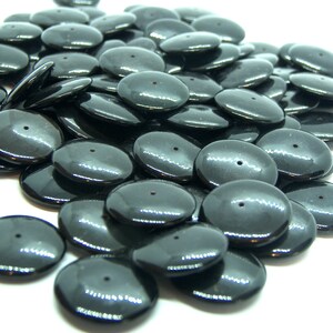 Black Onyx Saucer beads image 8