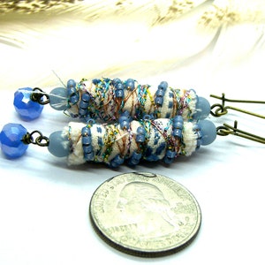 Fiber Textile Art Earrings image 8