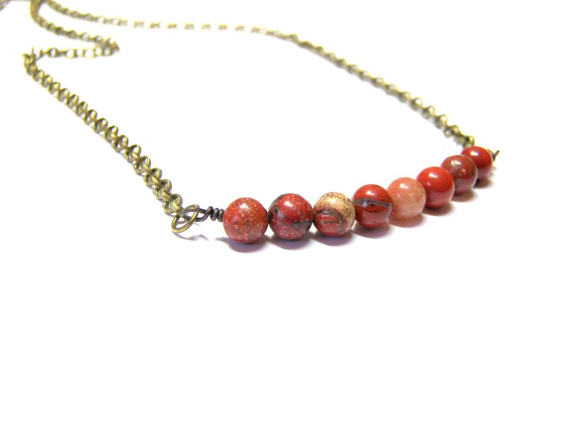 Red Jasper Choker Necklace On Sale