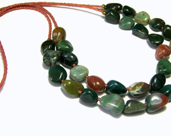 Bloodstone beaded Necklace