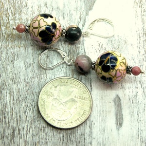 Vintage Cloisonné Earrings image 7