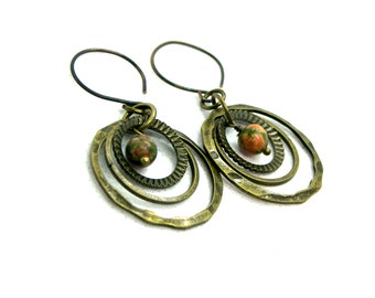 Circle Bead Earrings