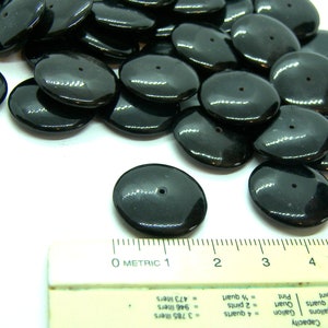 Black Onyx Saucer beads image 9