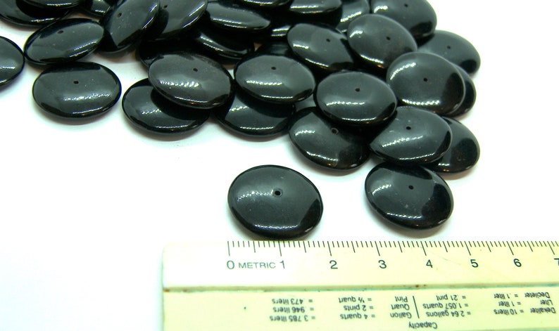 Black Onyx Saucer beads image 9