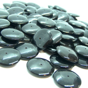 Black Onyx Saucer beads image 3