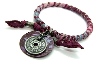 Lucky Coin Bangle Bracelet