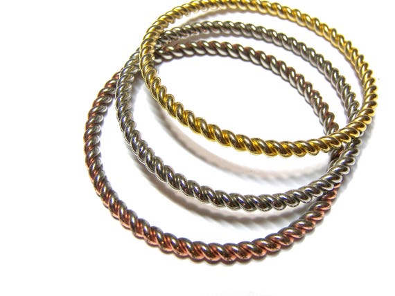 Tri color costume bracelet bangles  - image 2