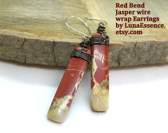 Red Bend Jasper Earrings