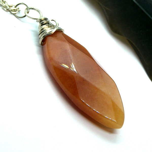 Carnelian Gemstone Pendant