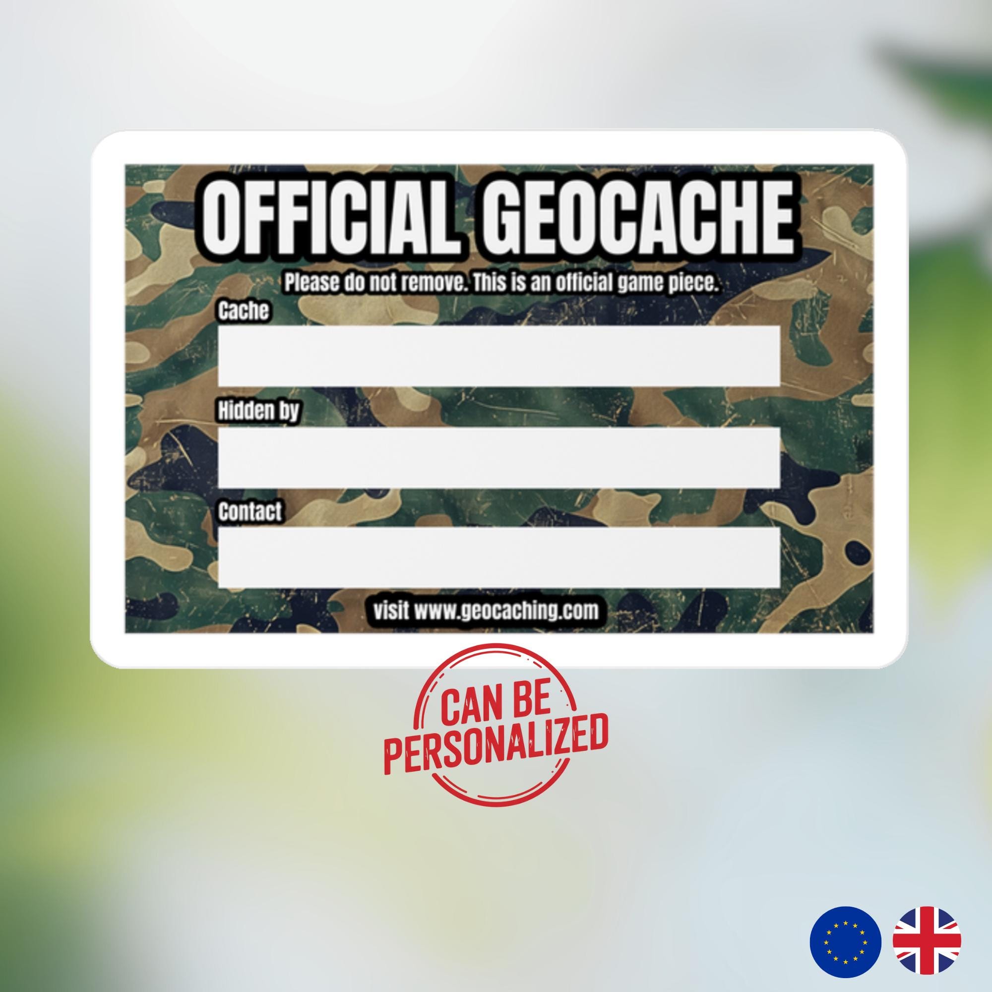 Conteneur de cache de chasse aux cafards pour la chasse au trésor - France