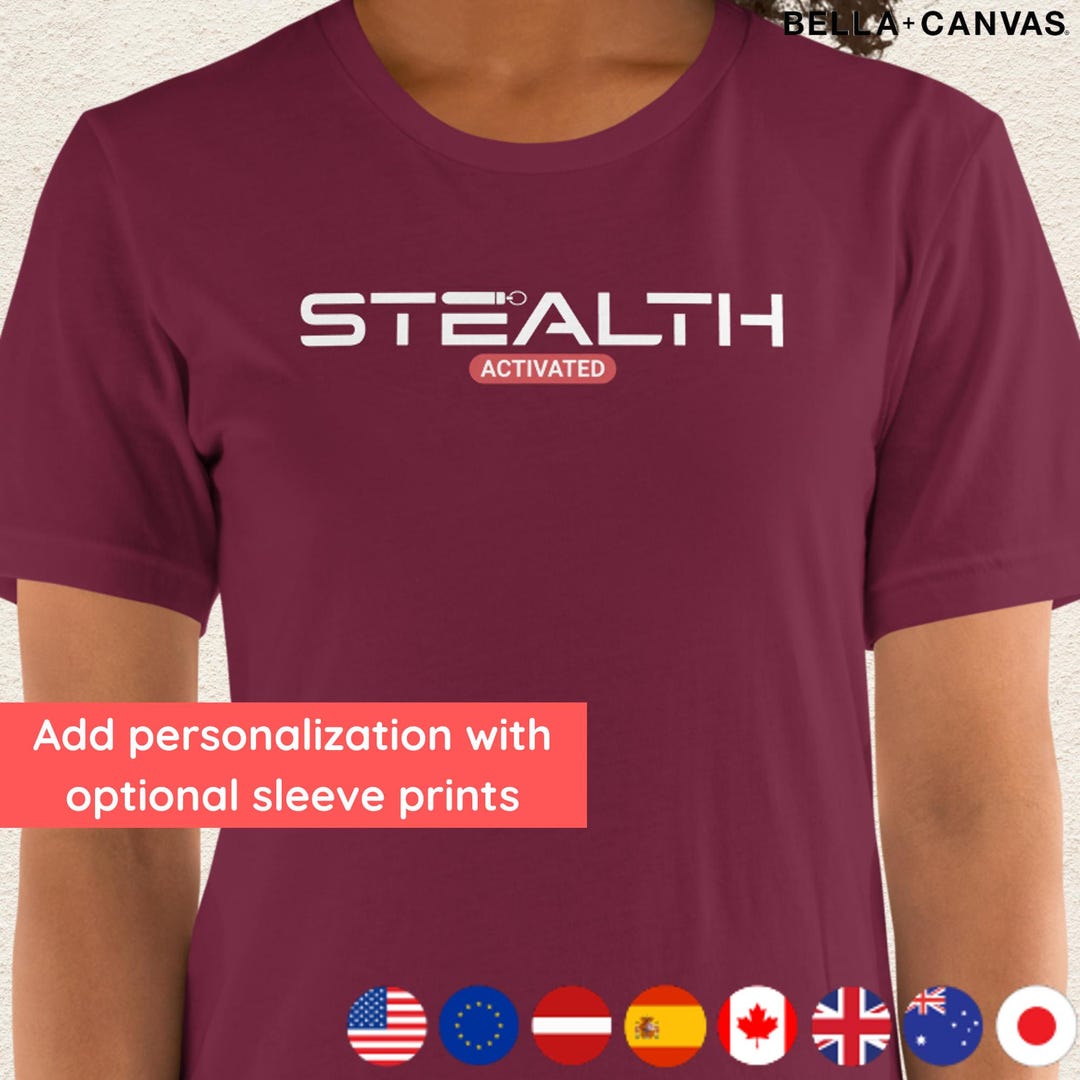 Geocaching T-shirt Stealth Activated Tee for Geocachers Stealthy ...