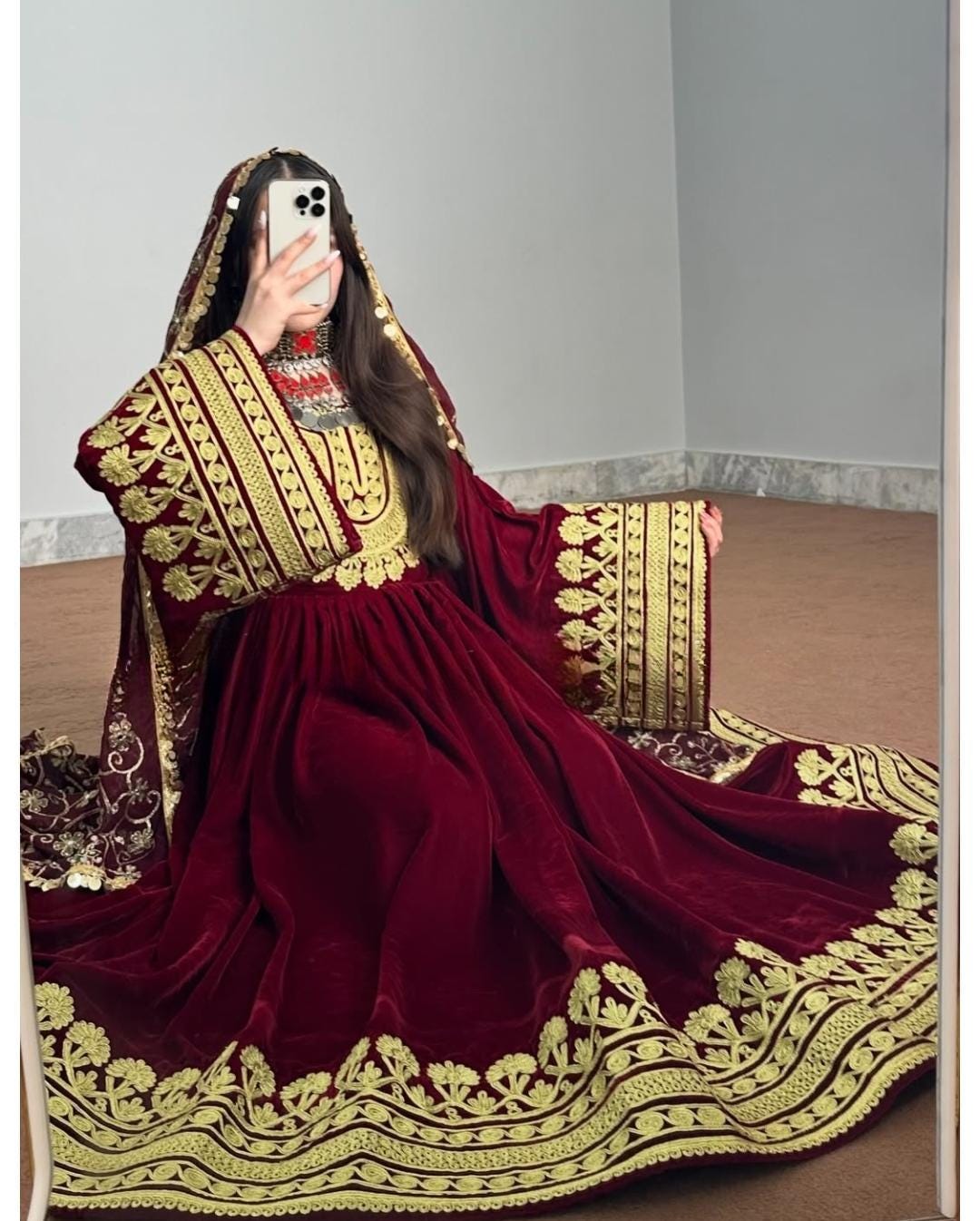 slim fit dress slacks Maroon Jellabiya Moroccan Caftan Dress
