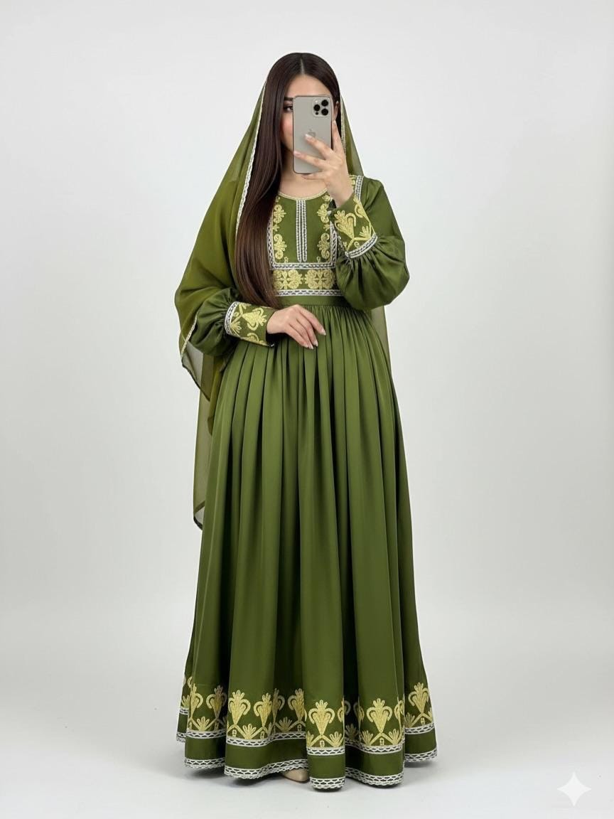 Buy Green Balochi Dress Online In India - Etsy India