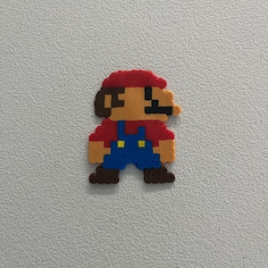 Pixel Mario Keychain Bead Art
