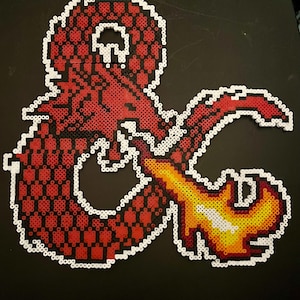 Dungeons & Dragons Bead Art