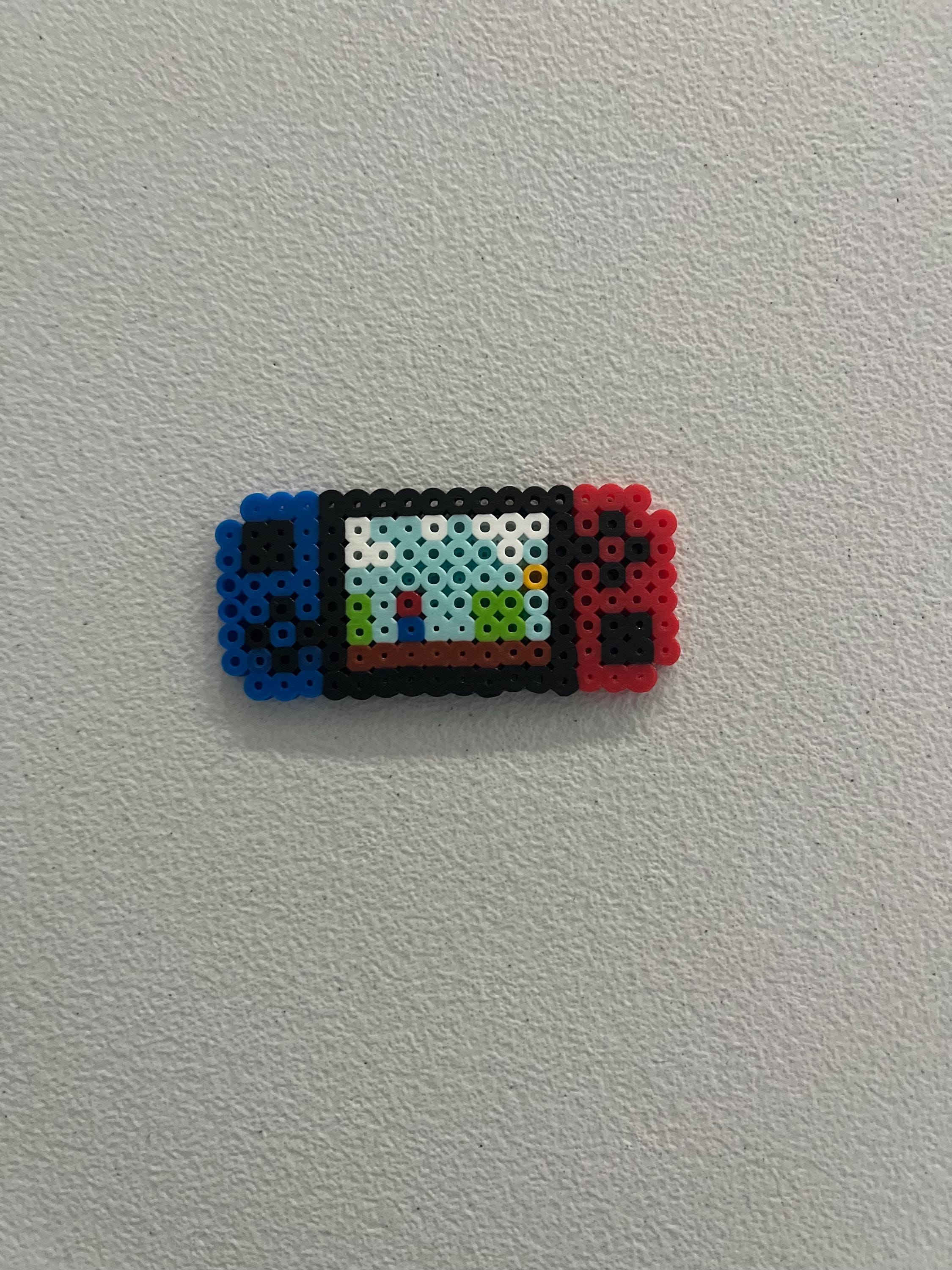 Nintendo Switch Keychain Bead Art