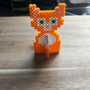 3D Cat Bead Art