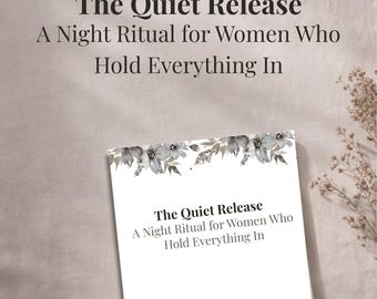 The Quiet Release – Night Journal for Letting Go of Unspoken Feelings