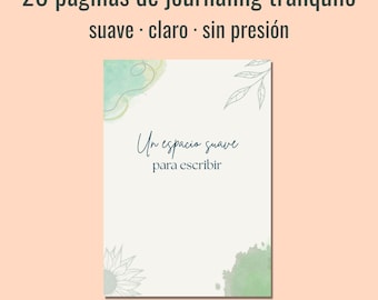 Mindfulness-dagboekprompts | Angst en zelfzorg (pdf-patroon)
