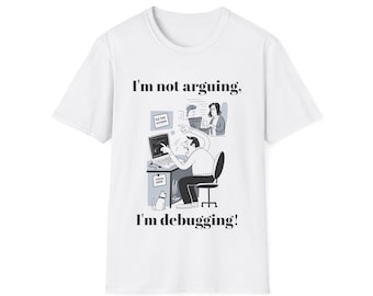 Frustrated Programmer T-Shirt, Funny Coding Error Tee, Programmer Gift, Computer Science Shirt, Geeky Developer Top