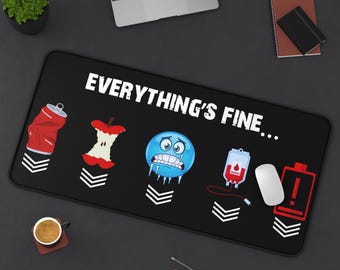 Alles ist fein Gaming Schreibtischunterlage | Gamer Zubehör