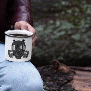 Spawn Loot Die Repeat Enamel Mug | Gamer Gift Stainless Steel Travel Coffee Tea Outdoors