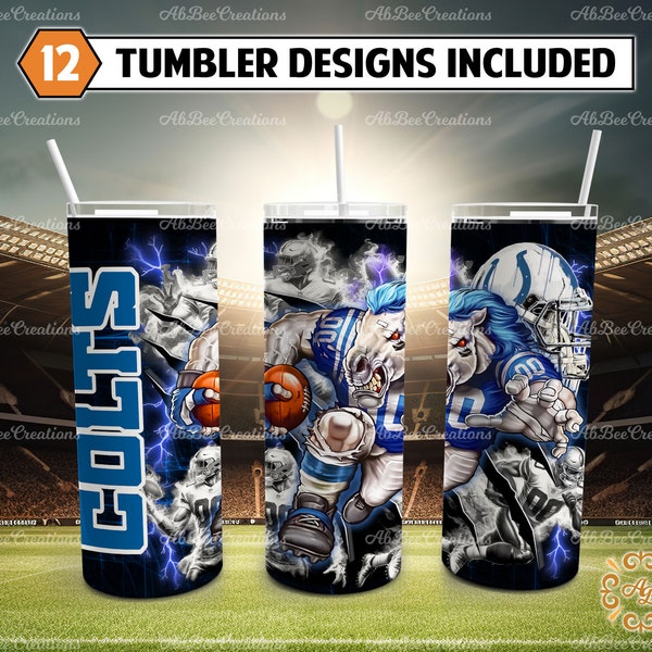 American Football Skinny Tumbler 20 oz PNG - Football Team Tumbler Sublimation Design Straight and Tapered PNG