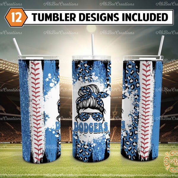 Baseball Team Skinny Tumbler 20 oz PNG - Baseball Tumbler Sublimation Design Straight and Tapered PNG