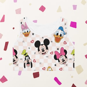 Mickey and Friends Inspired Seamless Sports Bra | Magical Sports Bra | Women&#39;s Athletic Sports Bra