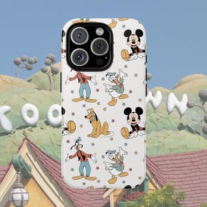 Custodia per cellulare ispirata a Topolino e i suoi amici / Custodia magica per cellulare / Disponibile per dispositivi iPhone, Samsung e Google!