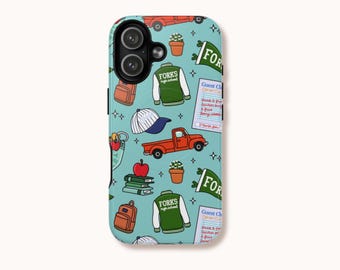 Forks High Varsity Phone Case | Vampire Romance Fandom Design | iPhone Samsung Pixel
