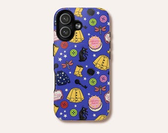 Coraline Inspired Phone Case | Other World Button Eye Case | iPhone, Samsung & Pixel