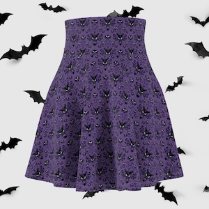 国内で当店のみ CFIERCE - HAUNTED SKIRT Haunted Mansion Skirt Tightrope Walker Flower Disney Skater