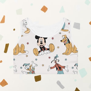 Mickey And Friends Inspired Seamless Sports Bra | Magical Sports Bra | Women&#39;s Athletic Sports Bra