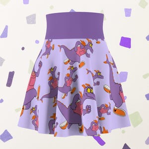 Figment Running Skirt: Women&#39;s Magical Disney-Themed Skater Skirt