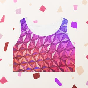 Sunset On Epcot Inspired Seamless Sports Bra | Magical Sports Bra | Women&#39;s Athletic Sports Bra